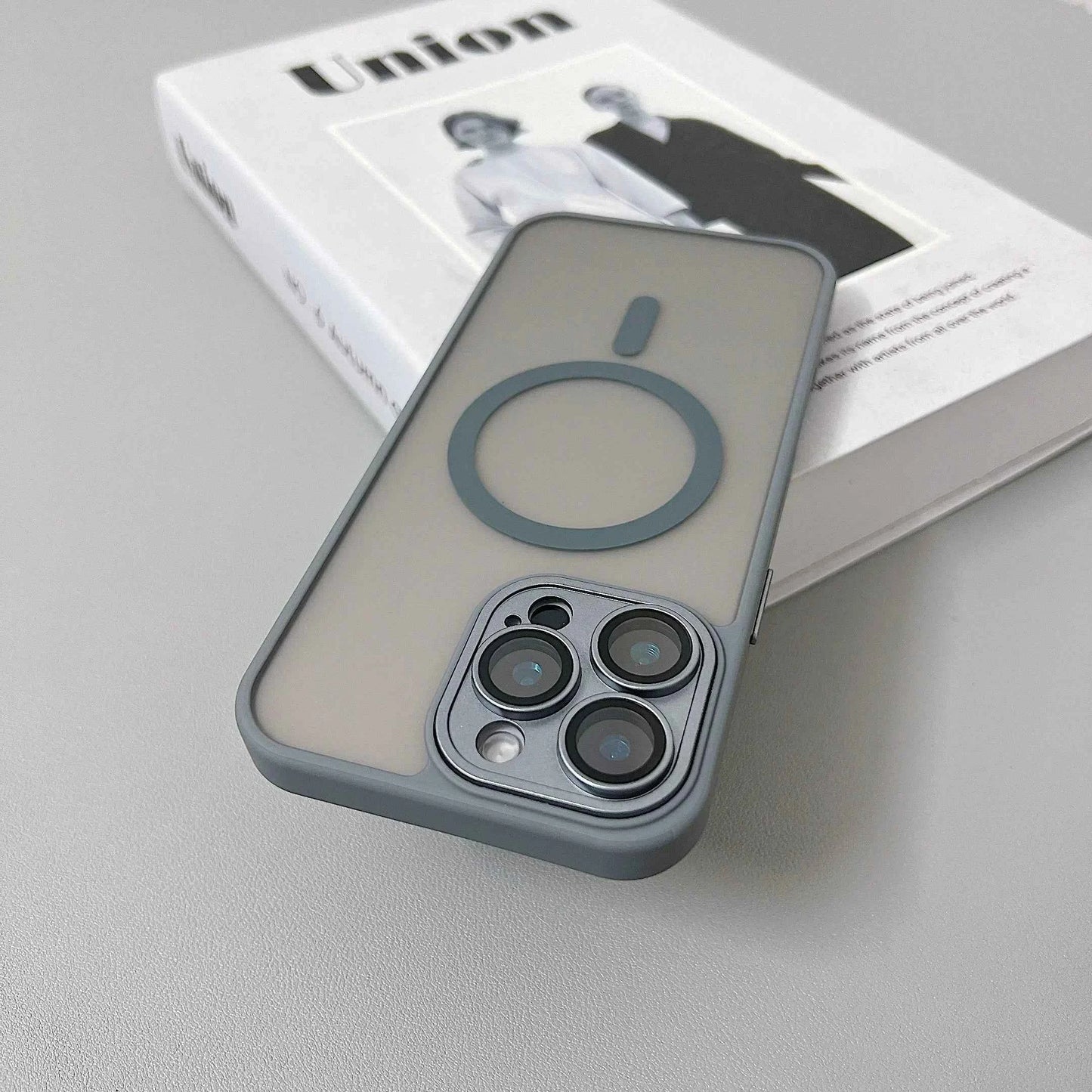 Magnetic Matte iPhone Case — MagSafe Compatible Translucent Cover