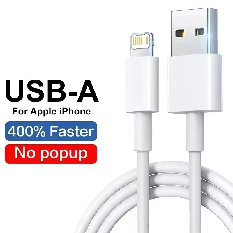 USB-C to Lightning Cable — 27W PD Fast Charging for iPhone