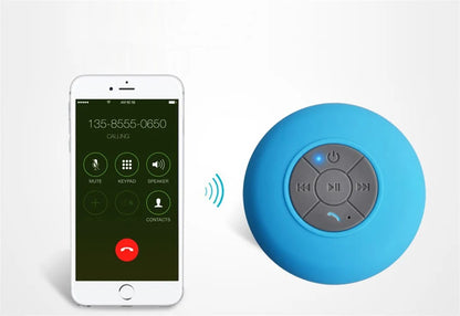Waterproof Shower Speaker — Portable Bluetooth Speaker with Suction Cup