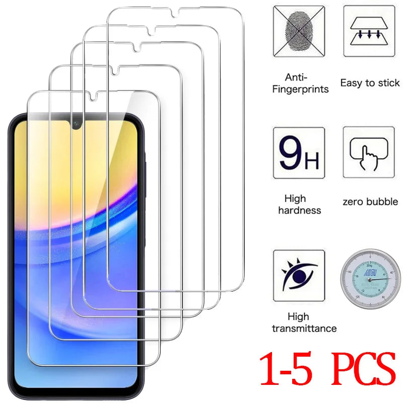 Tempered Glass Screen Protector for Samsung Galaxy A Series — 9H Full Cover
