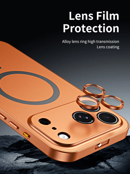 Aluminium Magnetic Case — MagSafe Metal Frame with Camera Lens Protection