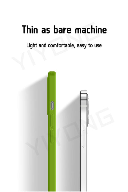 Liquid Silicone Case — Soft Touch Full Coverage Cover for iPhone