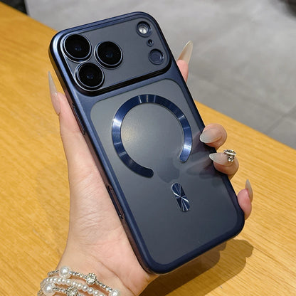 Luxury Matte Translucent iPhone 17 Case — MagSafe Magnetic Ring Cover