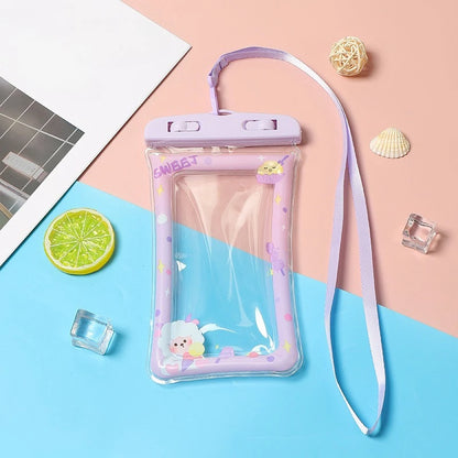Kids Waterproof Phone Pouch — Universal Dry Bag for Beach, Pool & Water Sports