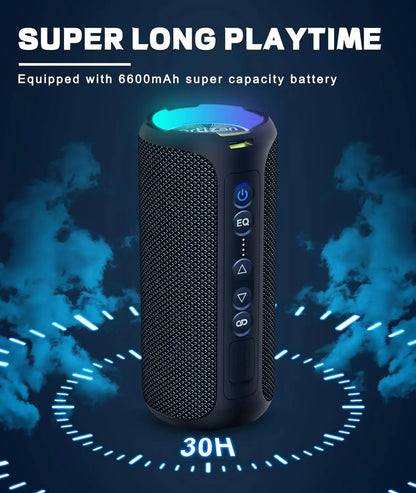 Ortizan X8 Pro Bluetooth Speaker — 40W IPX7 Waterproof with 30H Battery & TWS Pairing