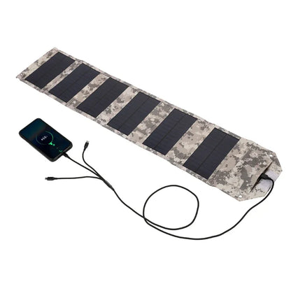 Foldable Solar Panel Charger — Waterproof USB Solar Charger for Camping & Outdoors