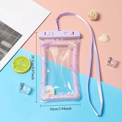 Kids Waterproof Phone Pouch — Universal Dry Bag for Beach, Pool & Water Sports