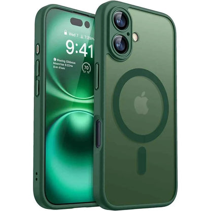 Magnetic Matte iPhone Case — MagSafe Compatible Translucent Cover