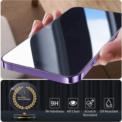 Tempered Glass Screen Protector for iPhone — 9H Hardness Full Cover