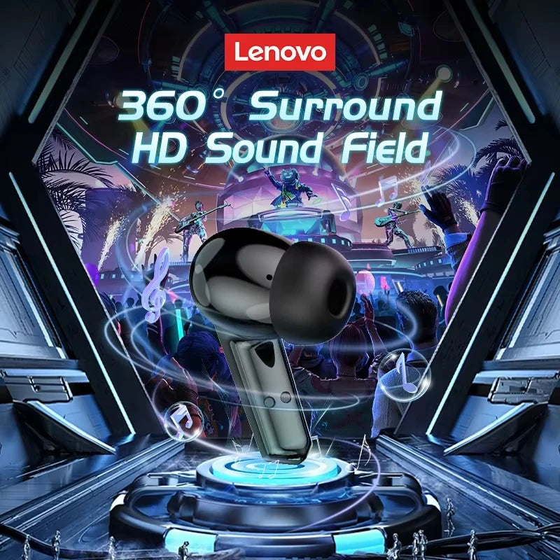 Lenovo GM2 Pro Wireless Earbuds — Bluetooth 5.3 Gaming Mode with Low Latency