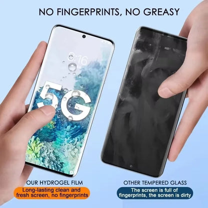 Hydrogel Screen Protector for Samsung Galaxy — 5-Pack Full Cover Curved Edge Film