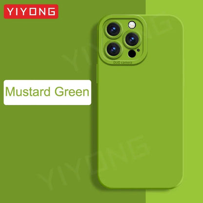 Liquid Silicone Case — Soft Touch Full Coverage Cover for iPhone