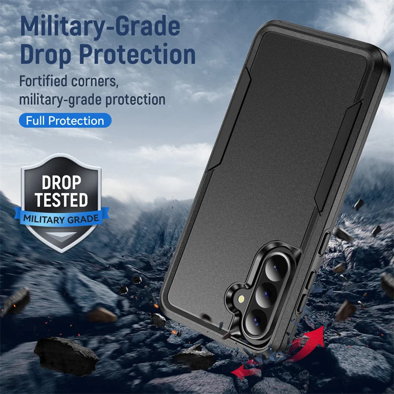 Armor Samsung Galaxy Case — Dual-Layer Shockproof Heavy Duty Cover
