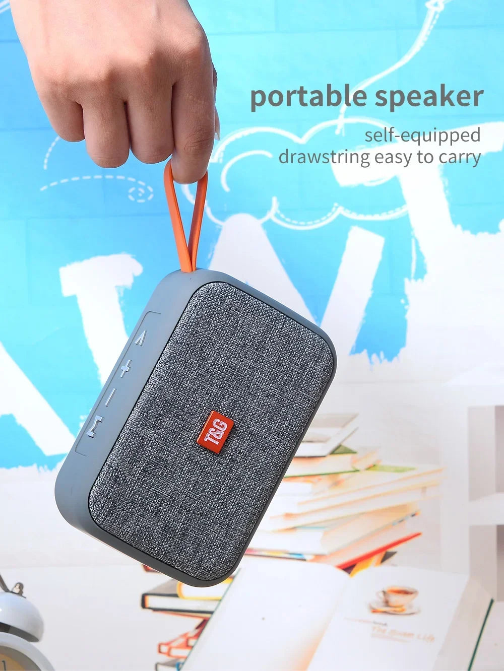 T&G TG506 Mini Bluetooth Speaker — Portable with FM Radio & TF Card Playback