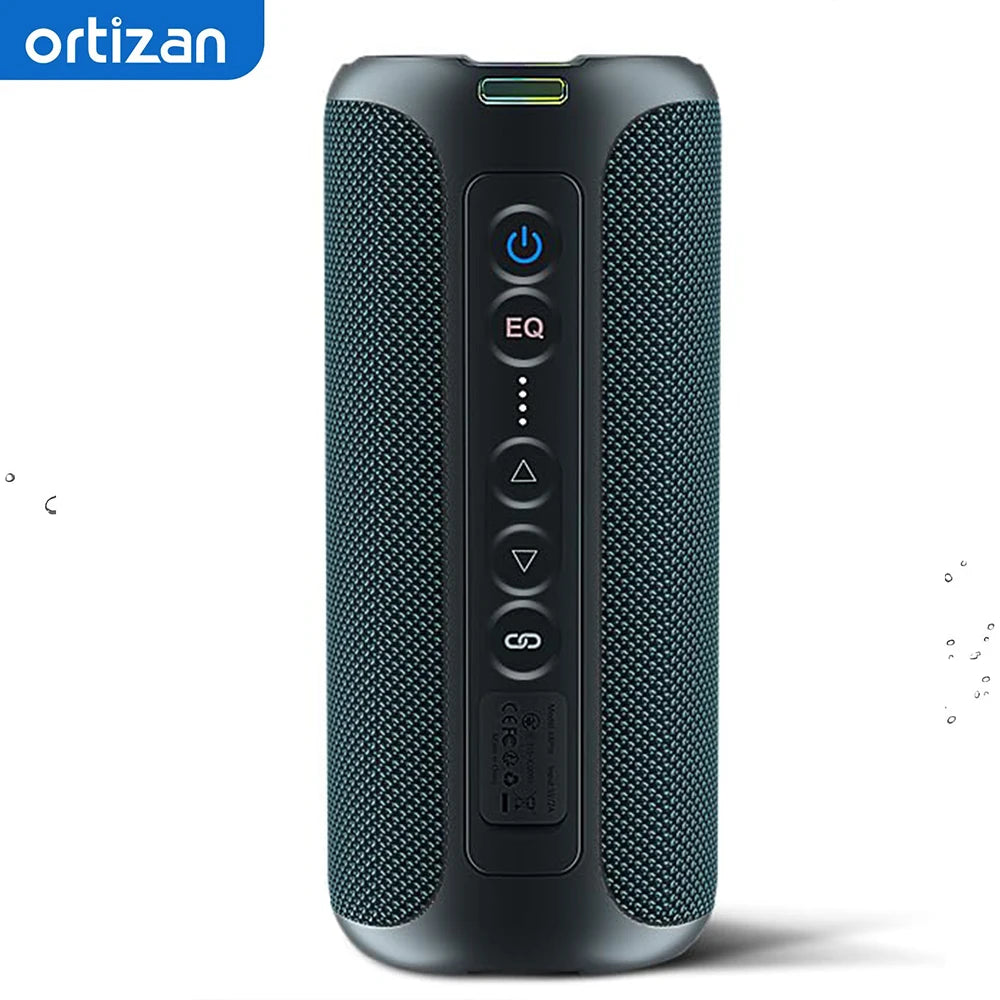 Ortizan X8 Pro Bluetooth Speaker — 40W IPX7 Waterproof with 30H Battery & TWS Pairing