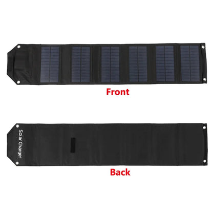 Foldable Solar Panel Charger — Waterproof USB Solar Charger for Camping & Outdoors
