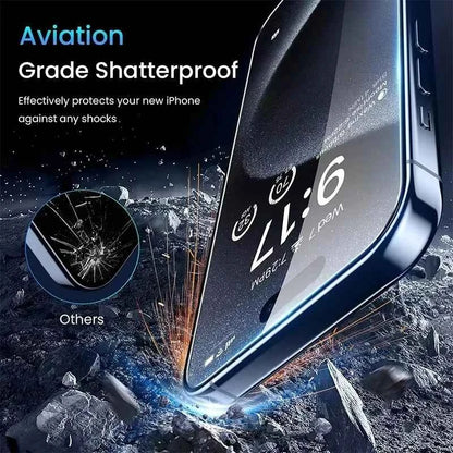 Privacy Screen Protector for iPhone — 4-Pack Anti-Spy Tempered Glass
