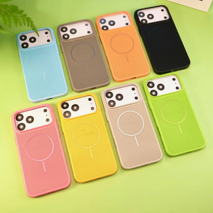 Mesh Heat Dissipation iPhone Case — MagSafe Magnetic Shockproof Cover