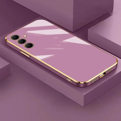 جراب سامسونج جالاكسي A-Series مطلي بالكهرباء — غطاء معدني نحيف ولامع