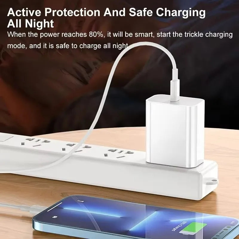 USB-C to Lightning Cable — 27W PD Fast Charging for iPhone