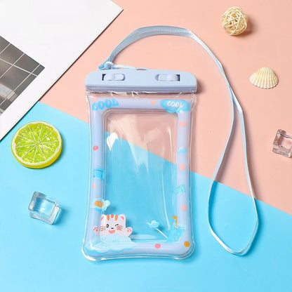 Kids Waterproof Phone Pouch — Universal Dry Bag for Beach, Pool & Water Sports