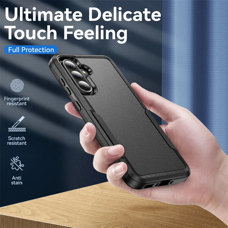Armor Samsung Galaxy Case — Dual-Layer Shockproof Heavy Duty Cover