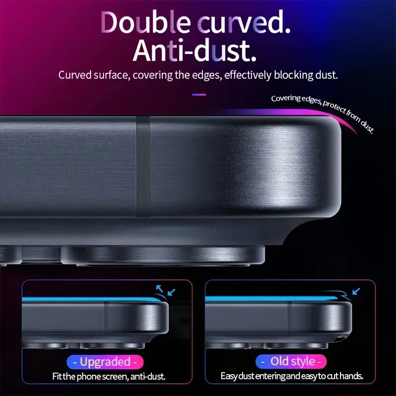 Hydrogel Screen Protector for iPhone — 4-Pack Full Cover Self-Healing Film
