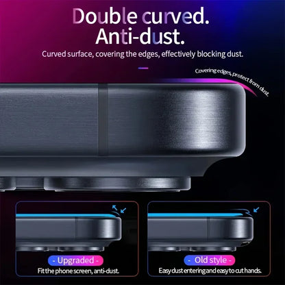 Hydrogel Screen Protector for iPhone — 4-Pack Full Cover Self-Healing Film