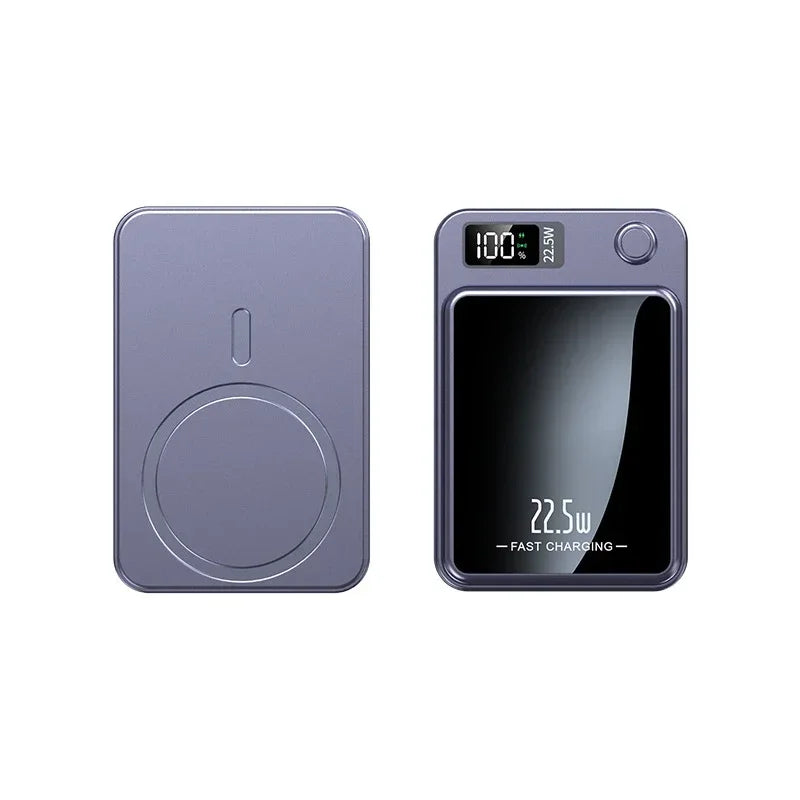 20,000mAh Magnetic Power Bank — 20W PD Fast Charging & 15W MagSafe Wireless