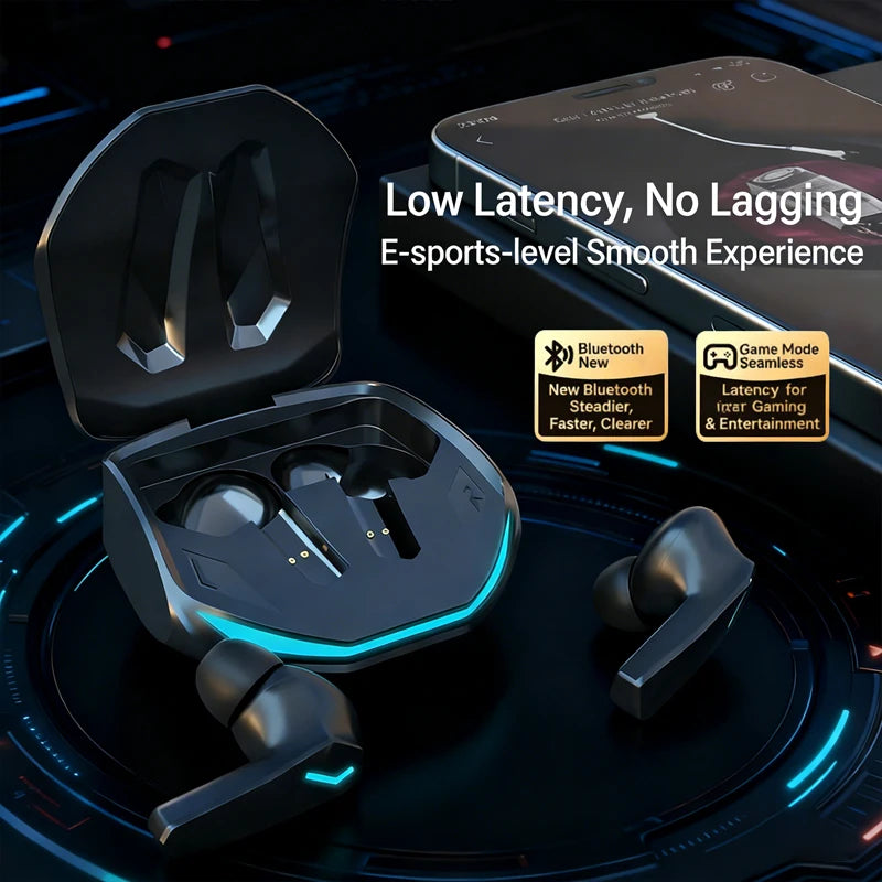 Lenovo GM2 Pro Wireless Earbuds — Bluetooth 5.3 Gaming Mode with Low Latency