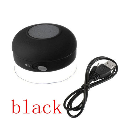 Waterproof Shower Speaker — Portable Bluetooth Speaker with Suction Cup