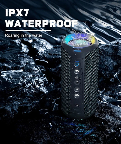 Ortizan X8 Pro Bluetooth Speaker — 40W IPX7 Waterproof with 30H Battery & TWS Pairing