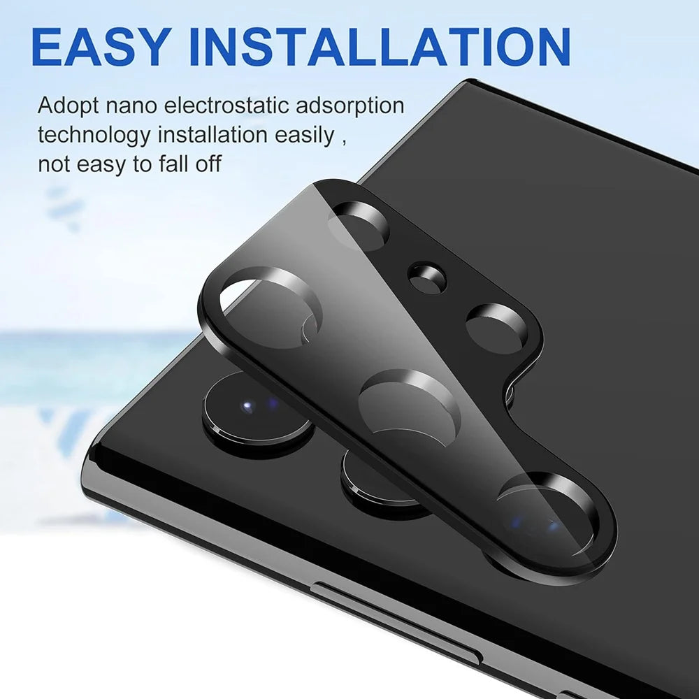 Camera Lens Protector for Samsung Galaxy S Series — 3-Pack Tempered Glass