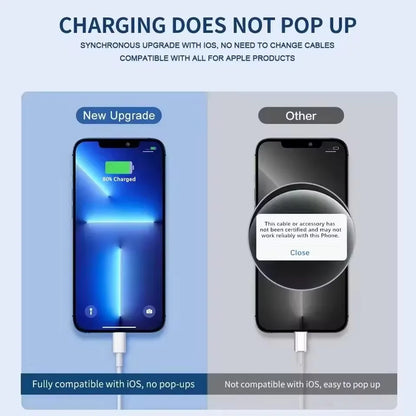 USB-C to Lightning Cable — 27W PD Fast Charging for iPhone