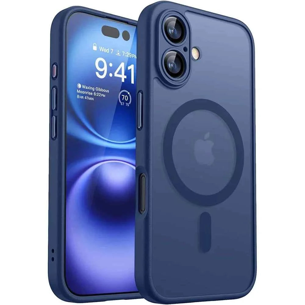 Magnetic Matte iPhone Case — MagSafe Compatible Translucent Cover