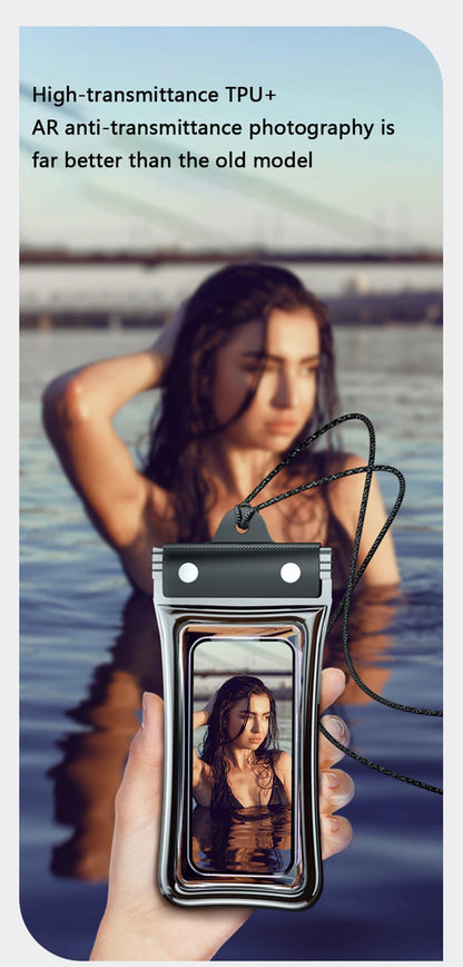 Floating Waterproof Phone Pouch — Universal Dry Bag for Swimming, Beach & Pool