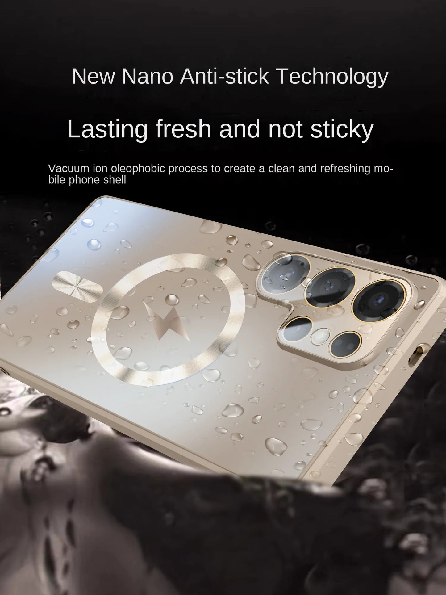 Ultra-Thin AG Matte Samsung Galaxy Case — MagSafe Magnetic with Lens Protector
