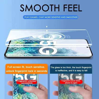Hydrogel Screen Protector for Samsung Galaxy — 5-Pack Full Cover Curved Edge Film