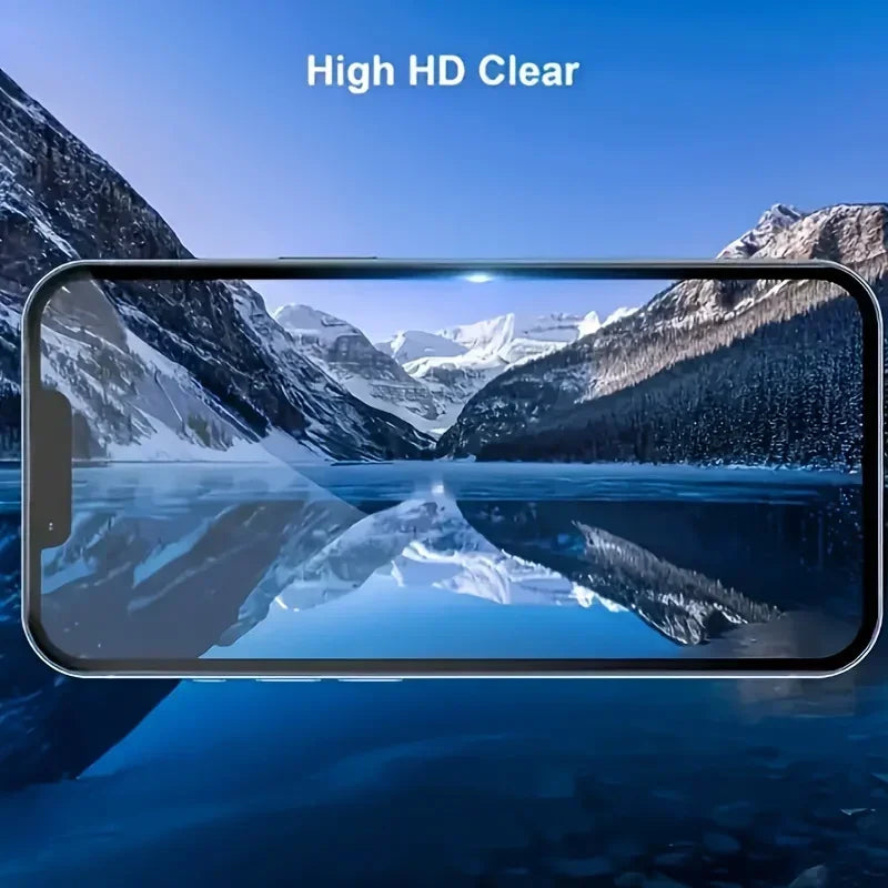 Hydrogel Screen Protector for iPhone — 4-Pack Full Cover Self-Healing Film