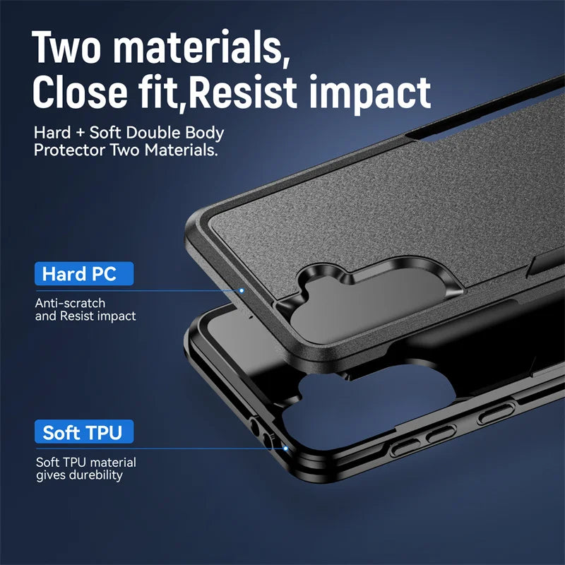 Armor Samsung Galaxy Case — Dual-Layer Shockproof Heavy Duty Cover