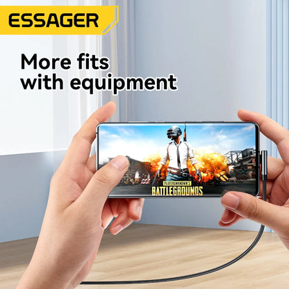 Essager 100W USB-C Cable — Right Angle with Power Display & E-Marker Chip