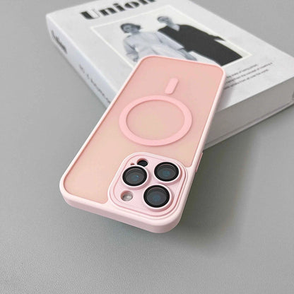 Magnetic Matte iPhone Case — MagSafe Compatible Translucent Cover