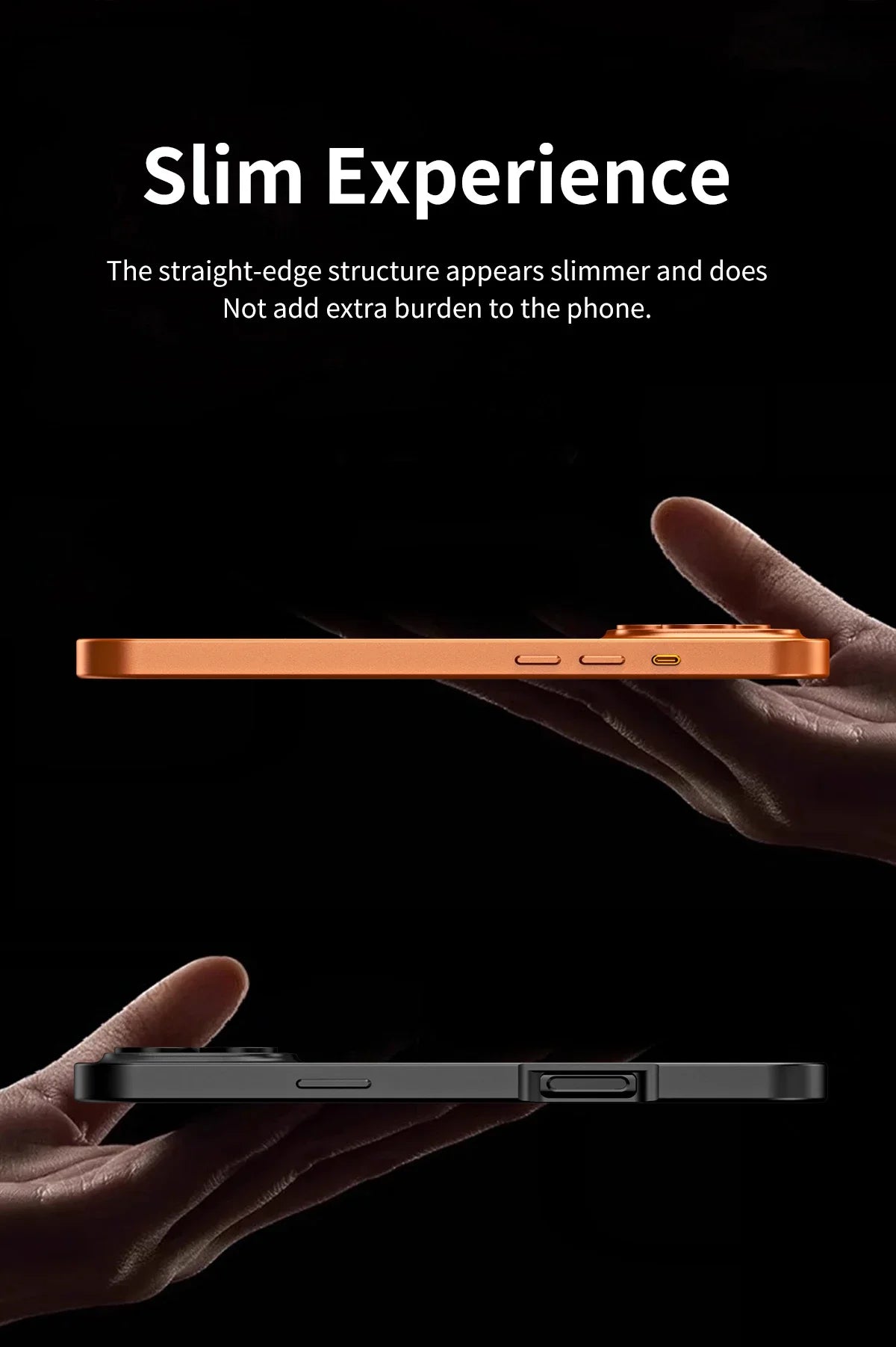 Aluminium Magnetic Case — MagSafe Metal Frame with Camera Lens Protection