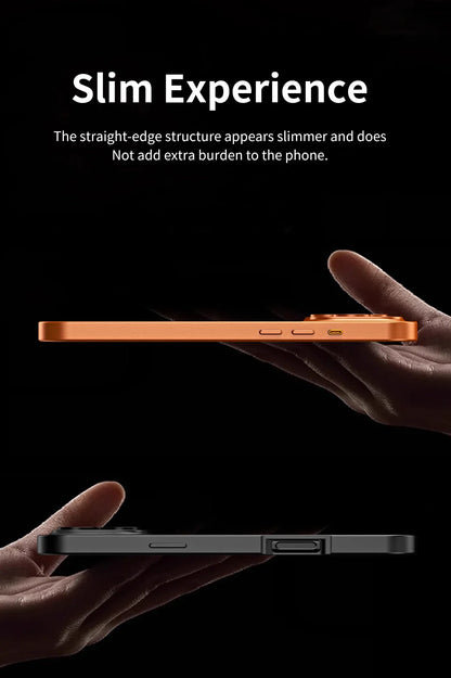 Aluminium Magnetic Case — MagSafe Metal Frame with Camera Lens Protection