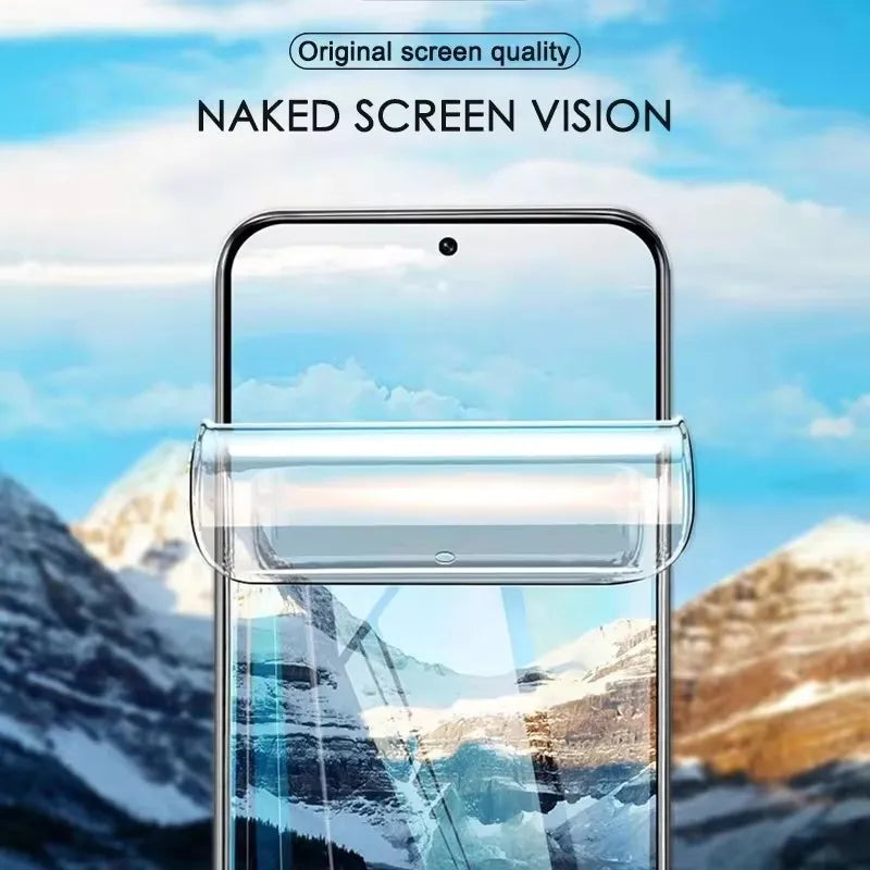 Hydrogel Screen Protector for Samsung Galaxy — 5-Pack Full Cover Curved Edge Film