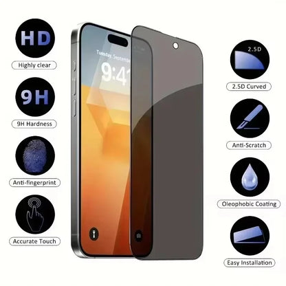 Privacy Screen Protector for Samsung Galaxy — Anti-Spy Tempered Glass