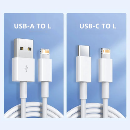 USB-C to Lightning Cable — 27W PD Fast Charging for iPhone