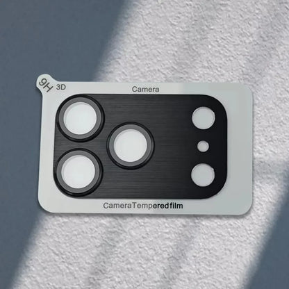 Aluminium Camera Lens Protector for iPhone 17 Pro — 9H Tempered Glass Metal Ring