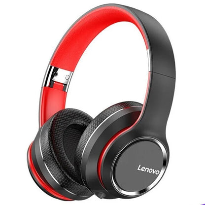 Lenovo HD200 Wireless Headphones — Over-Ear Bluetooth with Wired Mode & Folding Design