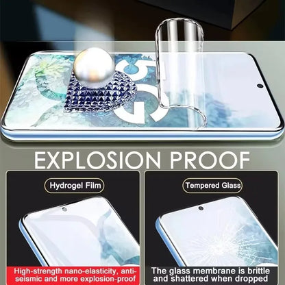 Hydrogel Screen Protector for Samsung Galaxy — 5-Pack Full Cover Curved Edge Film